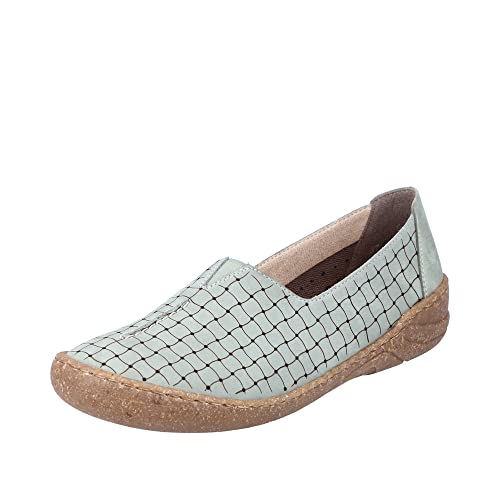 Preisvergleich Produktbild Rieker Damen Slipper 54550-52 grün Gr. 40