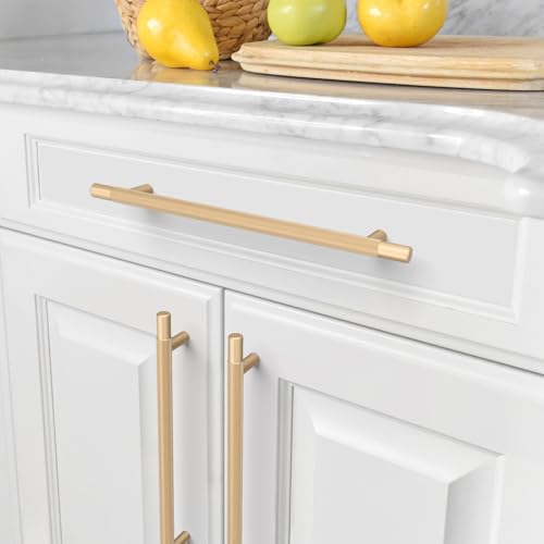 Amerdeco 10 Pack Champagne Gold Knurled Cabinet Pulls 7.5 Inch Hole Centers Kitchen Cabinet Handles Hardware Kitchen Handles for Cabinets Handles IH0006… by Amerdeco - Image 5