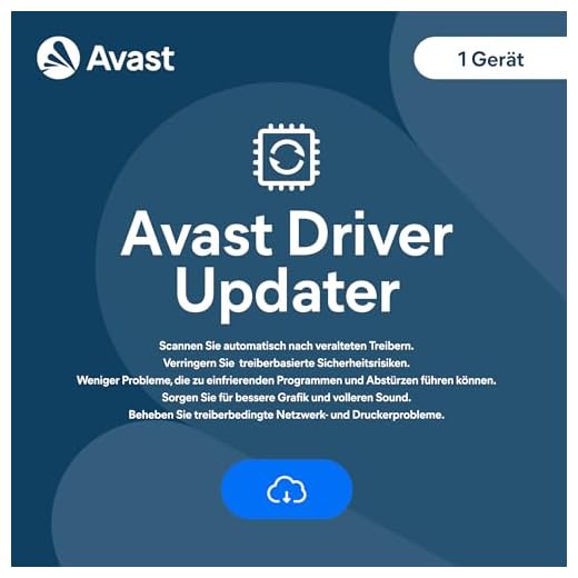 Avast Driver Updater 2025 | 1 Gerät | 1 Jahr | Aktivierungscode per Email