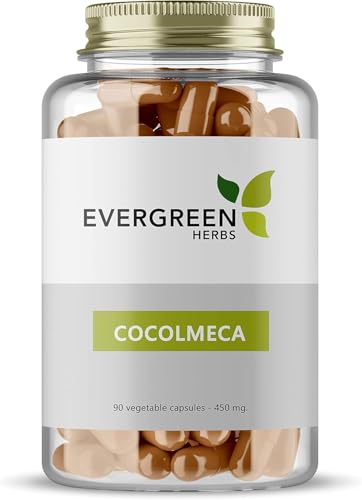 Evergreen Herbs Cocolmeca Capsules - 450 mg. - 90 Capsules - Smilacaceae Greenbrier Sarsaparilla Smilax