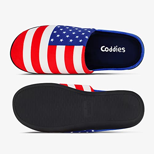 Coddies USA Flag Slippers | Patriotic American House Shoes | Funny Novelty Gift for Men, Women & Kids | US Slippers | Great Present for The Whole Family3