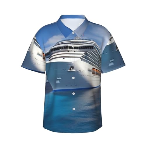 Chemise hawaïenne pour homme motif bateau : le cadeau idéal pour voyageur