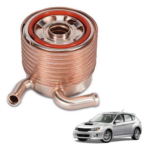 Kelmado 21311AA120 Engine Oil Cooler Compatible with Subaru Impreza WRX STI Forester Legacy 2006-2021 2.0L...