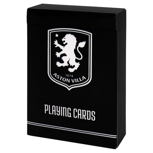 Aston Villa Playing Cards - Official Football Gift 52-Card Deck, 1 Pack