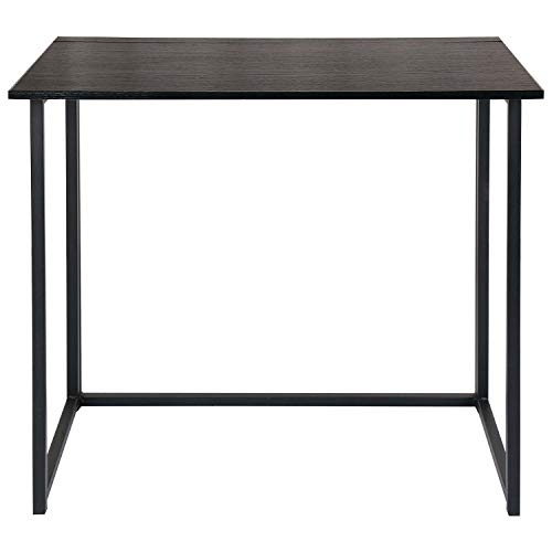 Leopard Outdoor Products Folding Computer Desk For Small Spaces, Space-Saving Home Office Desk, Foldable Computer Table, Laptop Table, Writing Desk, Compact Study Reading Table (Black) #TOP5