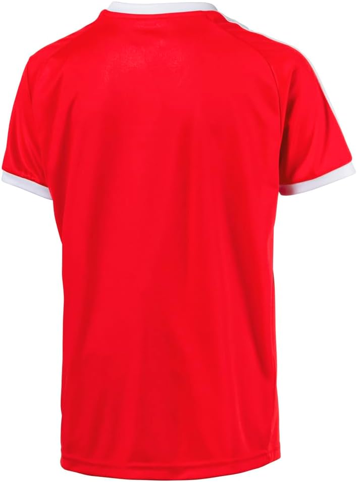 PUMA unisex child Youth Liga Jersey Shirt, Puma Red/Puma White, Medium US - Image 2
