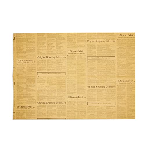 Juvale 12 Sheets Of Kraft Paper Newspaper Wrapping Paper For Moving, Packing, Vintage Wrapping Paper For Arts And Crafts, Bulletin Board Easel, Diy Projects (28 X 20 Inches) #TOP4