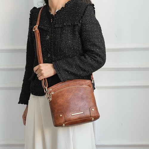 MKF Collection Women's Shoulder Bag, Vegan leather Crossbody Bag Lady Handbag Purse by Mia K3