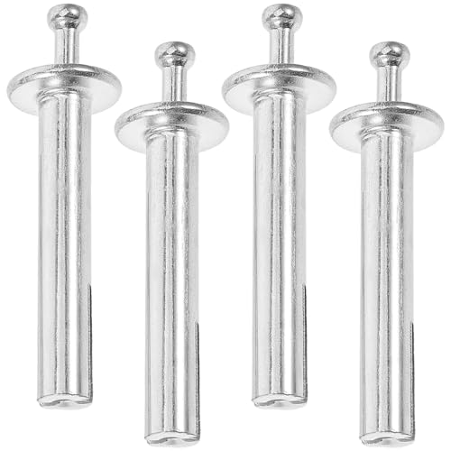 Sosoport 10pcs 8x50mm Drive Nail In Anchor Expansion Nails Concrete Anchors Heavy Duty for Concrete Wall Installation
