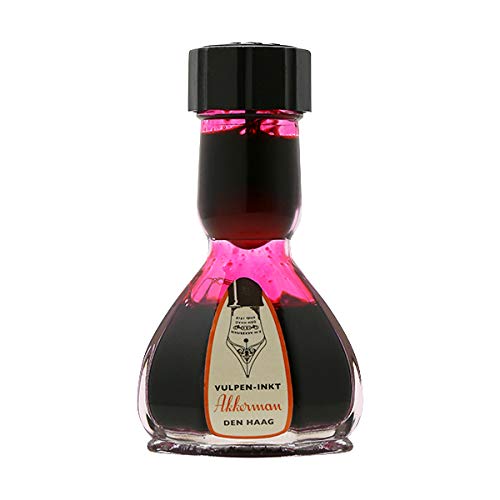 【稀少品】Akkerman アッカーマン 特殊ボトル インク ピンク 新品 稀少品】Akkerman アッカーマン 特殊ボトル インク ピンク 新品