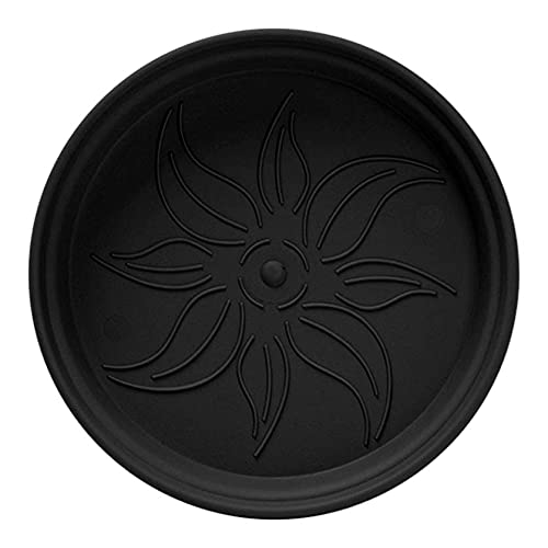 Mintra Home Garden Pots 4Pk (Black, 11Cm Diameter (4.3In)) #TOP4