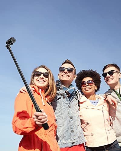 Action Camera Selfie Stick Surfola Monopod Pole Handheld Grip Compatible with Tripod and Action Camera Gopro/DJI/Surfola/Apexcam/Akaso