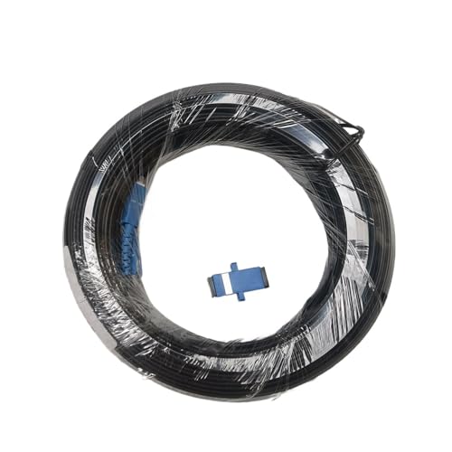 Câble d'extension FTTH SC/UPC monomode extérieur 40m avec adaptateur vert