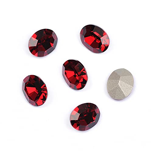 Strass avec griffe K9 ovale 6x8mm à coudre pour éclat durable sur textile