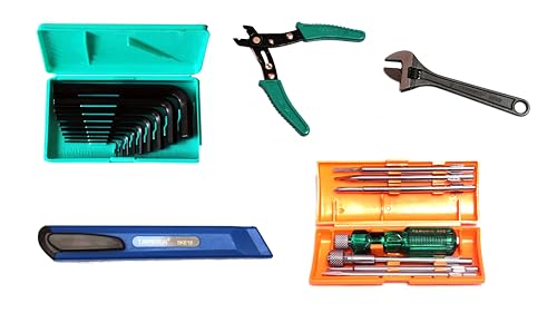 Taparia TK004 1171-8, 840, WS05, SKE-18, KM9V Screwdriver, Allen Key Set, Wire Striper, Spanner Hand Tool Kit (B0CKW4SHN5) Amazon Price History, Amazon Price Tracker