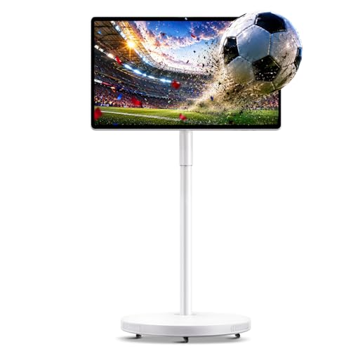 NEWORK 27' Portable TV with Hi-Fi Audio, 44W Quad Speakers & Subwoofer, Android 14 EDLA Touch Screen...