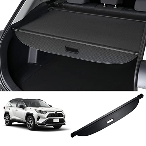 For RAV4 Cargo Cover Retractable Trunk Cover Cargo Cover Retractable Trunk Shielding Shade Compatible with Toyota RAV4 2019 2022 2021