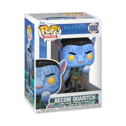 Funko Pop! Filmes: Avatar: The Way of Water - Recom Quaritch - Figura de vinil colecionável - ideia de presente - Mercadoria oficial - brinquedos para crianças e adultos - Fãs de filmes
