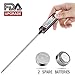 Meat Thermometer,Food Thermometer Instant Read Thermometer Cooking Thermometer with Long Probe for Kitchen Cooking Food Grill BBQ Meat Candy Milk Water