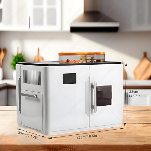 HuanSebesity 1800 W Full Automatic Electric Roti Robot Flatbread Tortilla Roti Magic Fully Making Machine Rotimatic Roti Maker,Entire Process from Doughball to Puffy Roti,One Touch - Thumbnail 2