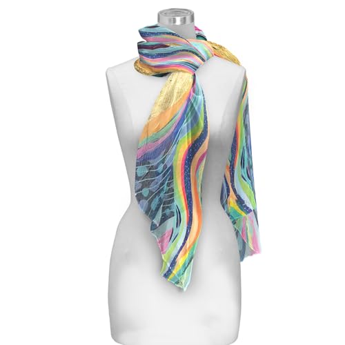 RainCaper Silky-soft Polyester Sheer Long Scarf Feels like Silk3
