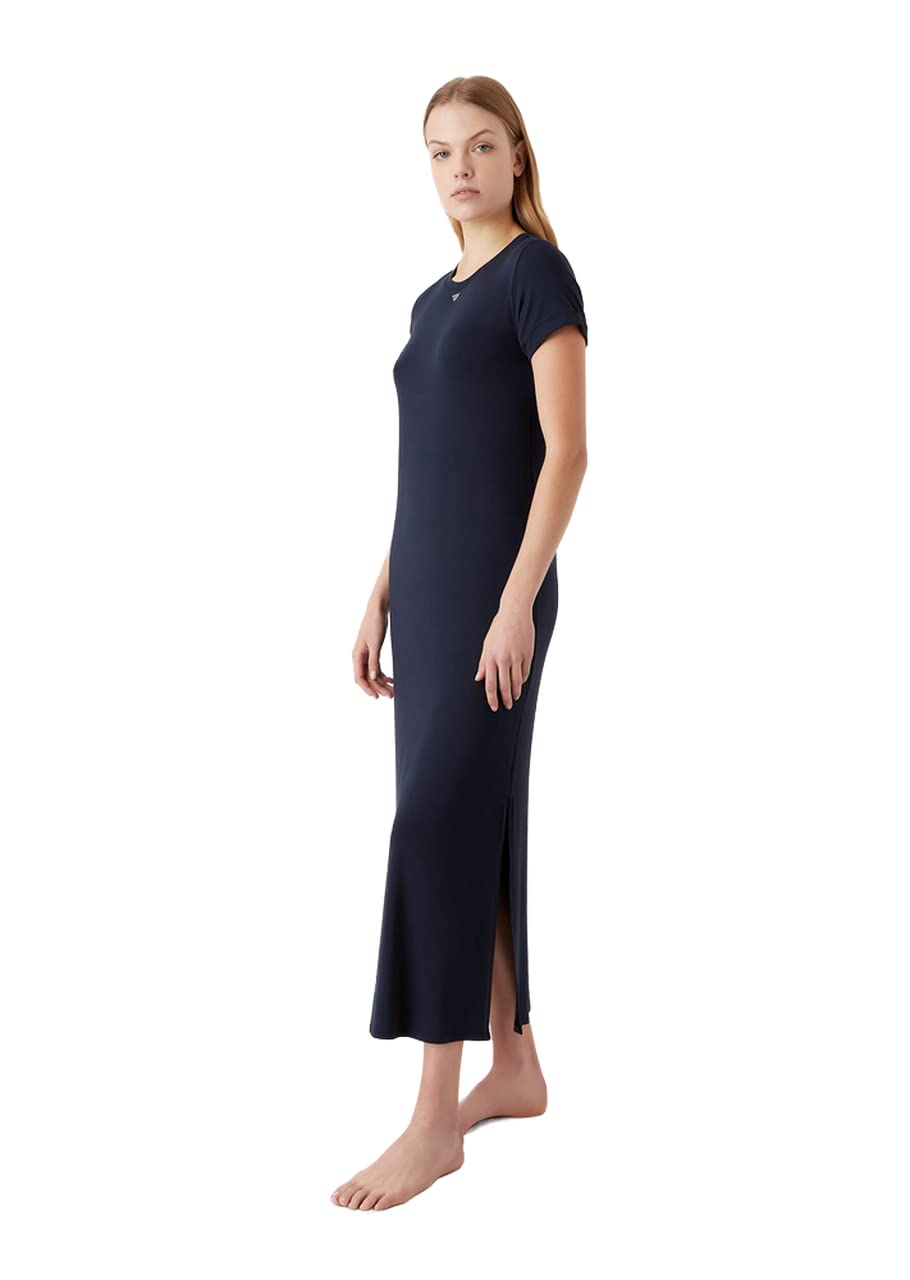 Emporio Armani Emporio Armani - Abito Lungo da Donna in Viscosa Elasticizzata Abito Lungo Donna