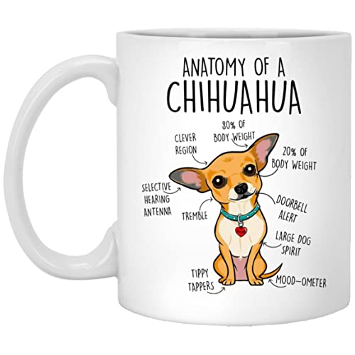 GreenStar Gifts Chihuahua Coffee Mug, Cute Dog Gift, Funny Gift For Her, Him, Dog Mom,...