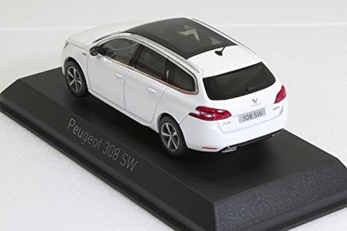Amazon | ノレブ 1/43 プジョー 308 SW GT Line 2017 Pearl White