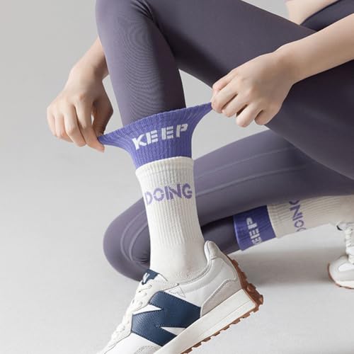 Image of Socks for Women Casual Socks Cotton Soft Sports Ankle for Daily Wear Gifts Crew Fashion