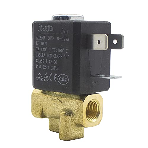 Électrovanne normalement fermée en laiton pour couper le débit d'eau 230V - 3