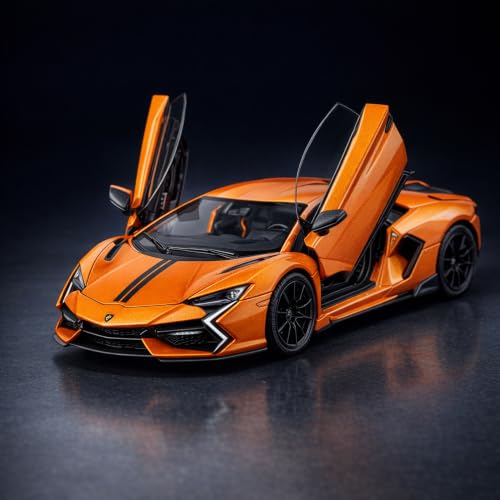 Image of Wizplex CCA Officially Licensed Lamborghini Revuelto 1:64 Scale Die Cast Metal Car - Collectible Alloy Supercar Model with Free-Rolling Wheels, Display Showpiece for Kids 3+ & Car Enthusiasts