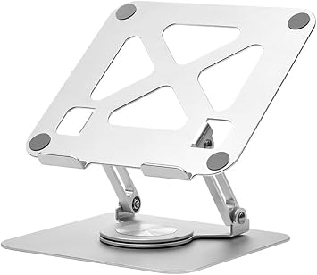 Coverzone Portable Foldable Folding Aluminum Notebook Stand Aluminum Adjustable Angle And Foldable Portable Comfortable Use 11 inch 17 Inch Laptop And Laptop Stand | X2