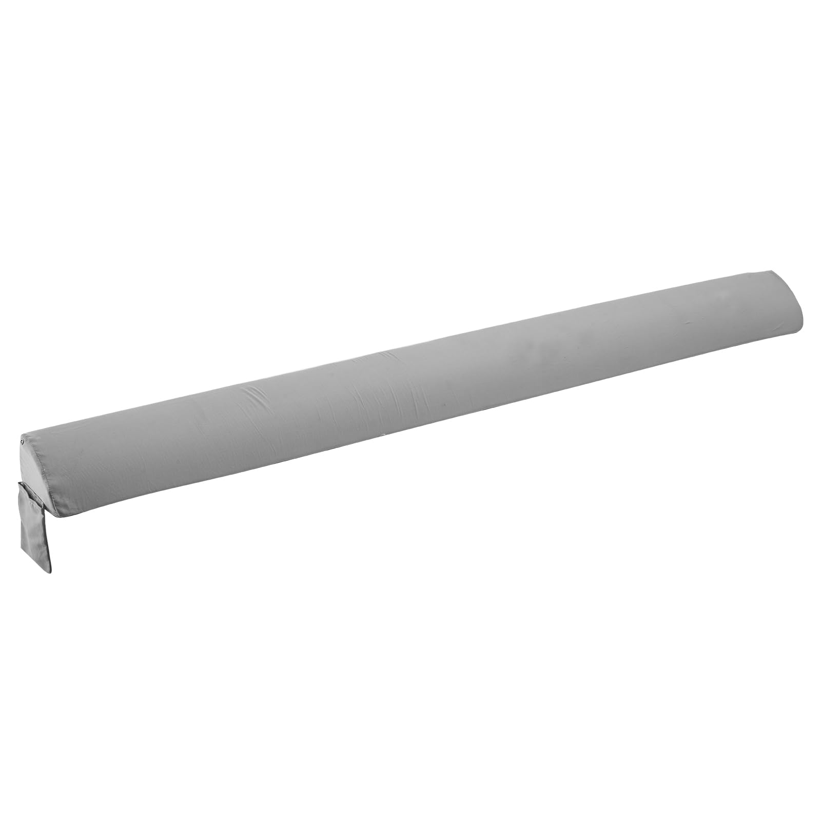 VEVOR Cuscino a Cuneo per Testiera Dimensioni King 193 x 15,2 x 11,5 cm, Cuscino Riempimento per Fessure tra Testiera e Materasso in Schiuma 25D con Tasca Laterale Supporto Schienale, Grigio
