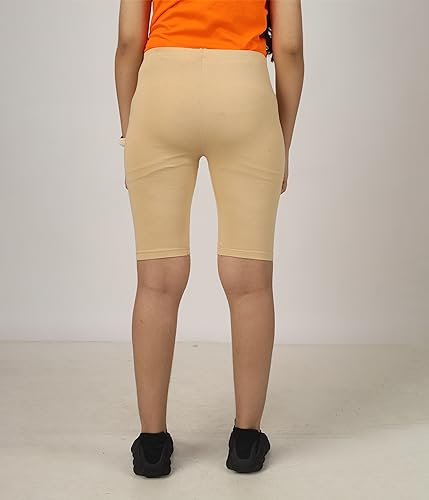 Image of KYDA Kids Girls's Stretchable Anti Bacterial Cycling Shorts, Yoga & Workout Gym Shorts