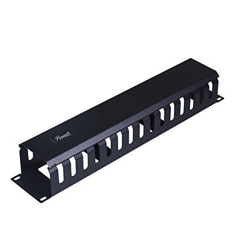 Rosewill 2U 19 Inch Rack Mount Horizontal Cable Management with Mounting M6 Screws,Â  Finger Duct Cable Manager with Cover (RSA-2UCA001)