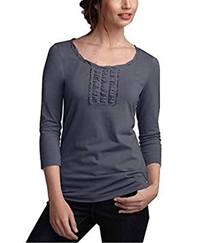Preisvergleich Produktbild Eddie Bauer Shirt Langarmshirt Taubenblau Gr. S
