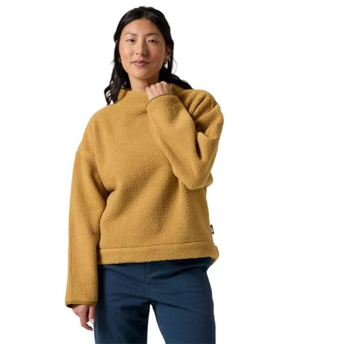 Backcountry, Wander Pile-Fleece Mock-Neck Top - Women's, Bistre