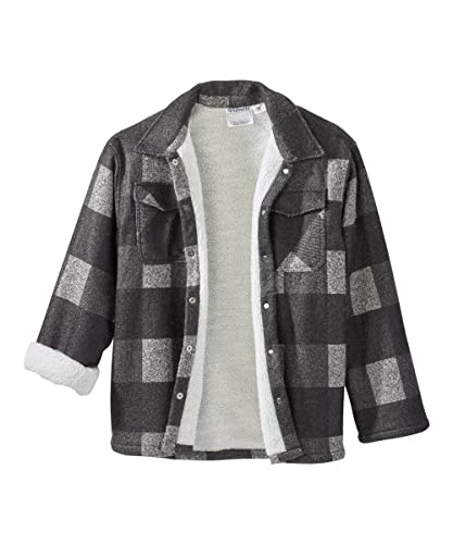 Image of Men's Magnet Close Adaptive Sherpa Lined Shirt Jacket