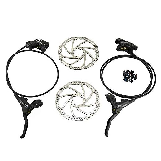 TEKTRO HD-M745 Hydraulic Disc Brake Set 4-Pistonpisn Caliper with 160mm Rotor, MH1818-N