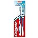 Colgate - Brosse À Dents Triple Action Souple Favorise Une Bonne Santé Bucco-Dentaire Atteint Les Zones Difficiles D'Accès, Enlève Taches, Élimine Bactéries Colorie Aléatoire , 2 Unité (Lot De 1)