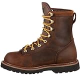 GEORGIA BOOT Kids' Insulated Waterproof Outdoor Boot, Dark Brown, Size 6(M)
