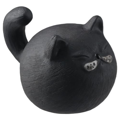gifthub Purple Sand Tea Pet Creative Sculpture Ornaments Arts and Crafts Gifts,Purple Sand Zisha Tea Pet,Creative Sculpture Decoration,Kung Fu Tea Props,Purple Sand Tea Pet Cat(style 5)