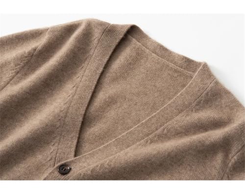 Men's V-Neck Button-Front Cardigan Sweater - Soft and Comfortable Knitted Cardigan for Casual Daily Wear4
