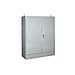 Wiegmann WA724818FSD WA-FSD-Series NEMA 12 2 Door Freestanding Enclosure, Steel, 72" x 48" x 18"