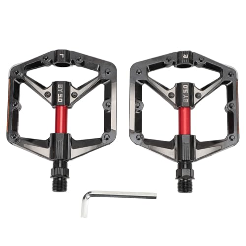 Pedal de Bicicleta Xolsurg Dual Rodamientos Anti Skid Anchos Anchos Pedal de Ciclismo de Aluminio liviano