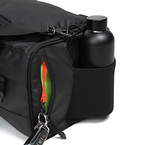 Vooray Boost Duffel, Water-Resistant Gym Bag with Shoe Compartment, Accessory Pockets, Small Overnight Travel Bag, Durable Sports Duffel Men Women 22L