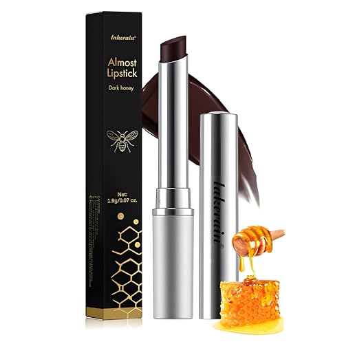 Dark Honey Lip Balm,Hydrating Natural Glossy lipsticks,Moisturizing lip tint Makeup Lip Care Balm For Dry Lips lip tint nursing,Vitamin E Tinted Cosmetic lip stain make up (1)