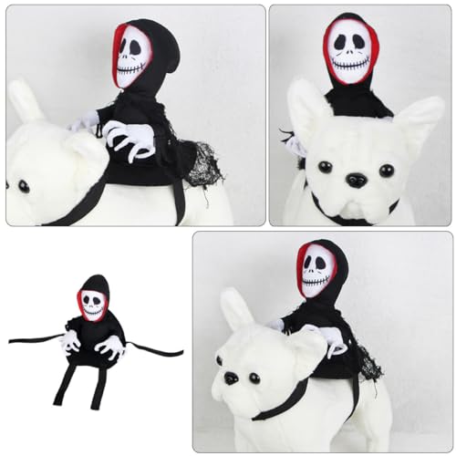 Disfraz para perro capa fantasma Halloween talla pequeña miniatura 6