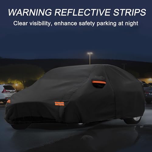 Housse de voiture pour Kia K5 imperméable et pare-soleil avec zip