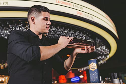 11-Piece Copper Boston Cocktail Shaker Set Bartender Kit | Drink Mixer Bar Set | Cocktail Set Bar Accessories: Martini Shaker, Strainer, Jigger, Muddler, Spoon, & More #TOP1